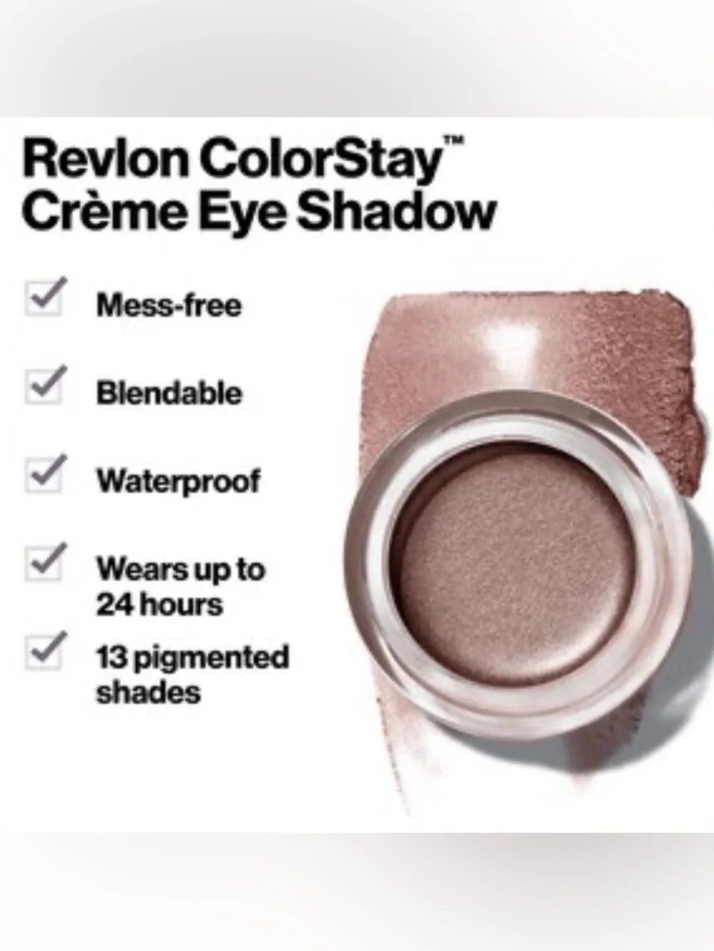 💞 New Revlon Colorstay Creme Highlighting Eyeshadow in Praline